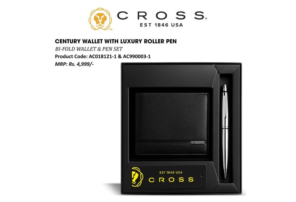 Century Wallet + Luxury Roller Pen
